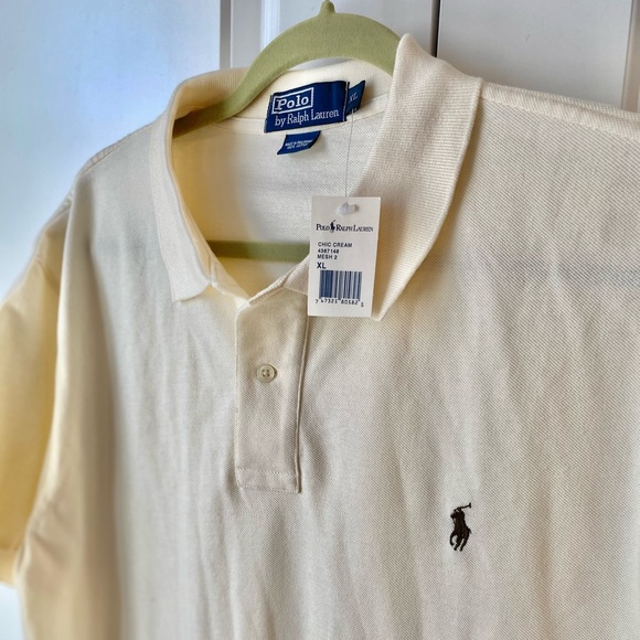 Polo Ralph Lauren Other - NEW Men’s Ralph Lauren Cream Polo Shirt
